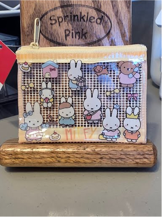 Miffy Handbags - #MIF-2395 Small Vinyl Miffy Zippered Coin Pouch